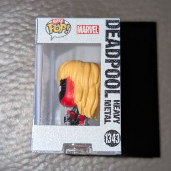🐲3 FOR $9🦄 Funko Bitty POP #1343 Marvel Deadpool Heavy Metal Mini Figure Small - Picture 2 of 6